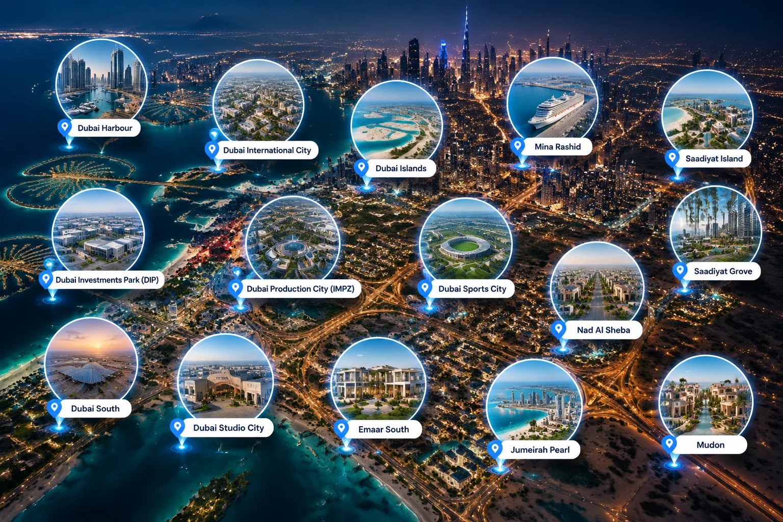 Dubai cleaning service locations map